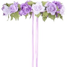 LILA ROSENBLÜTE HAARBAND