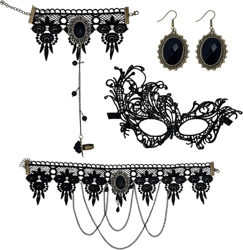 Gothic schmuckset teilig - schmuckset,