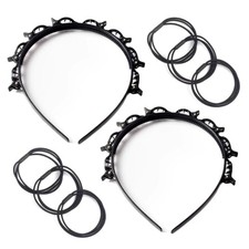 2er Set Haarbänder mit Clips