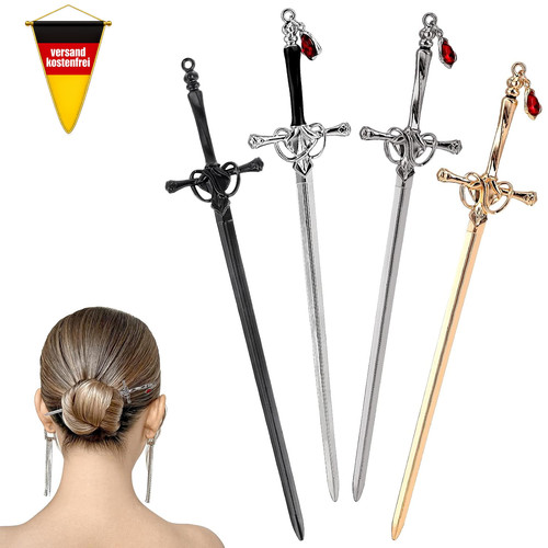 Haarstab set stück - haarstab, 4
