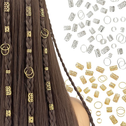 Haarschmuck silber dreadlocks - haarschmuck,