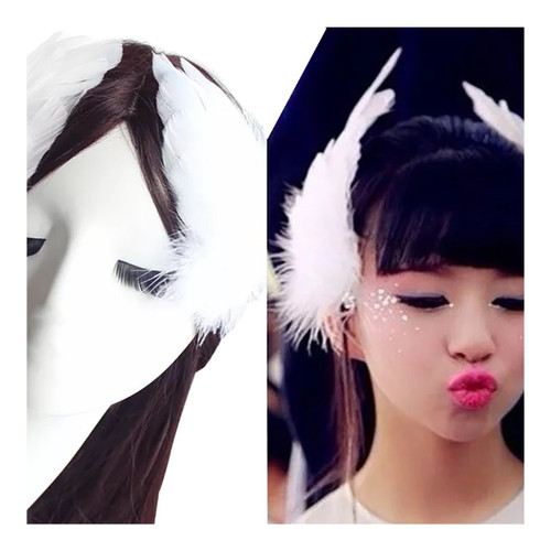 Haarclips mit feder - haarclips,