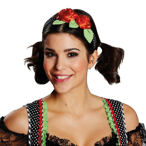 Haarreif rote rosen - haarreif, #